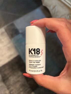 K18 Biomimetic Hairscience Leave-In Molecular Repair Hair Mask - White